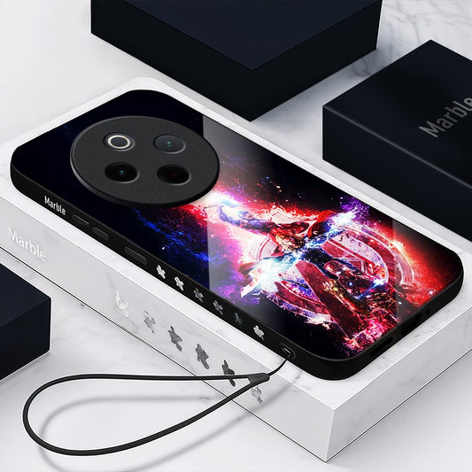 Vivo T4 5G Premium Acrylic Shockproof Glass Back Case (Infinity Blaster)