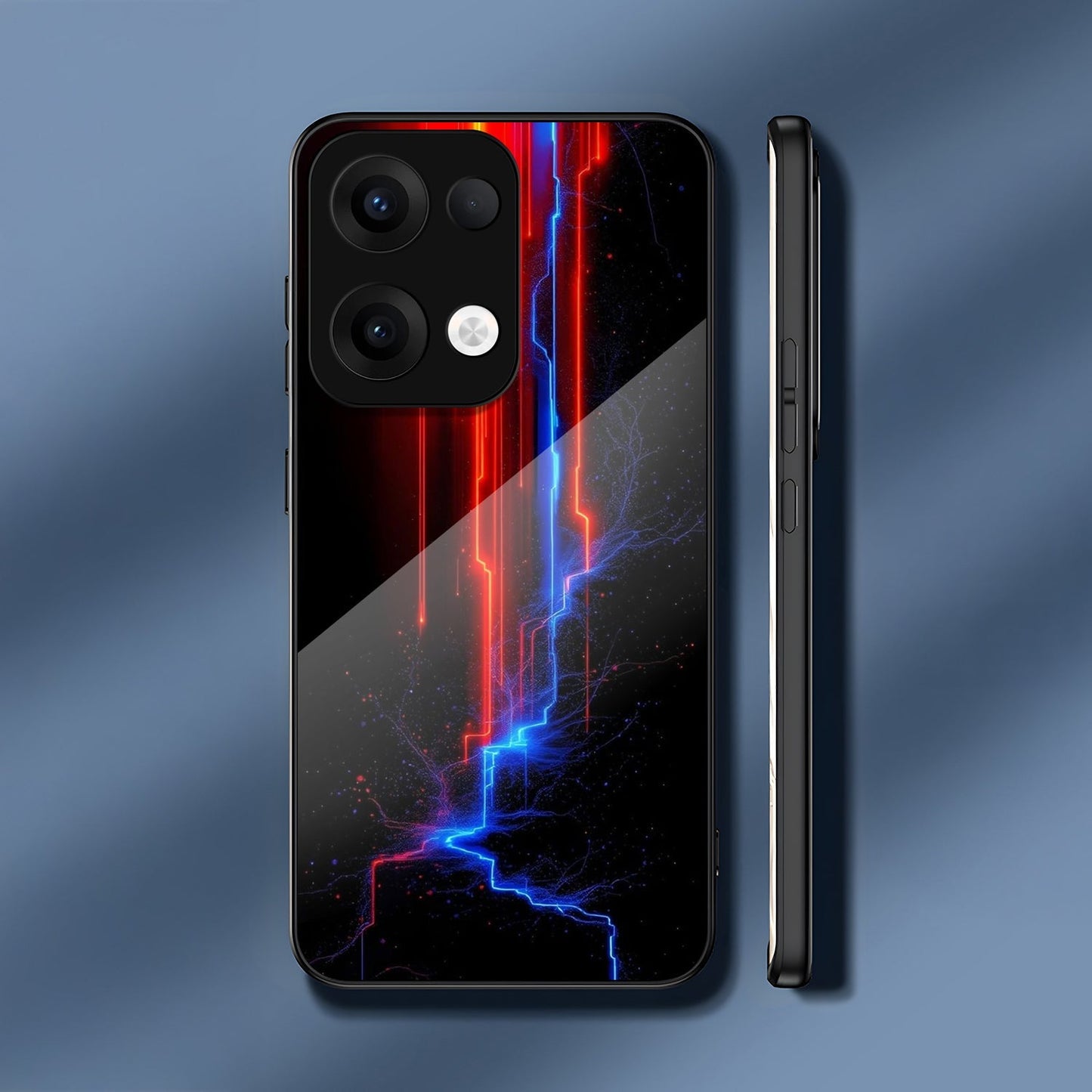 Oppo Reno 13 5G Premium Acrylic Shockproof Glass Back Case (IonFlare)