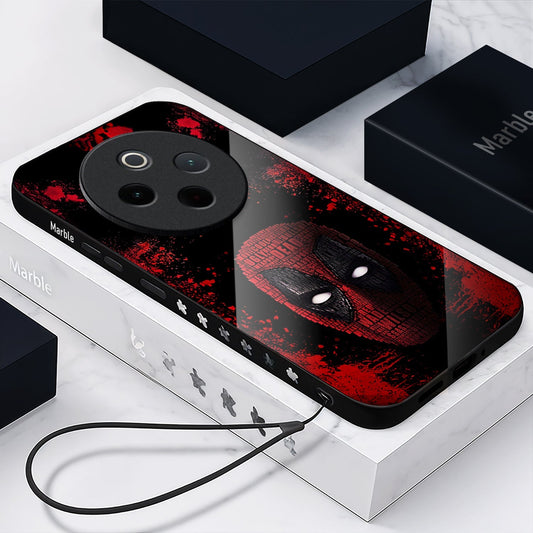 Vivo T4 5G Premium Acrylic Shockproof Glass Back Case (Masked Armor)