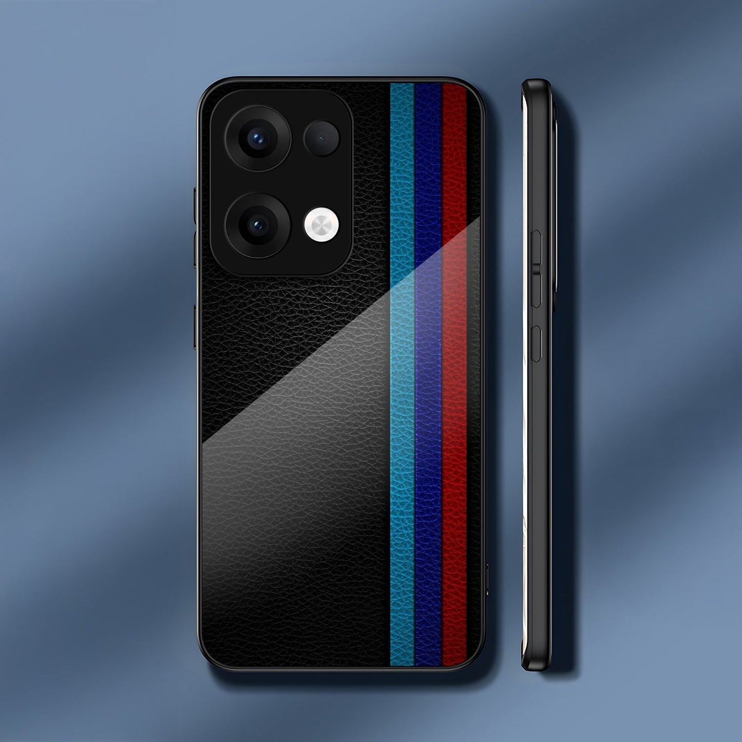 Oppo Reno 13 5G Premium Acrylic Shockproof Glass Back Case (Urban Racer)