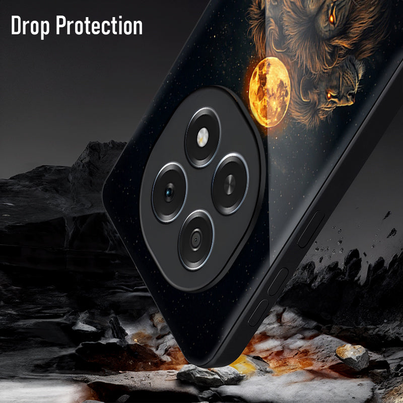 Oppo F29 Pro 5G Premium Acrylic Shockproof Glass Back Case (Lion)