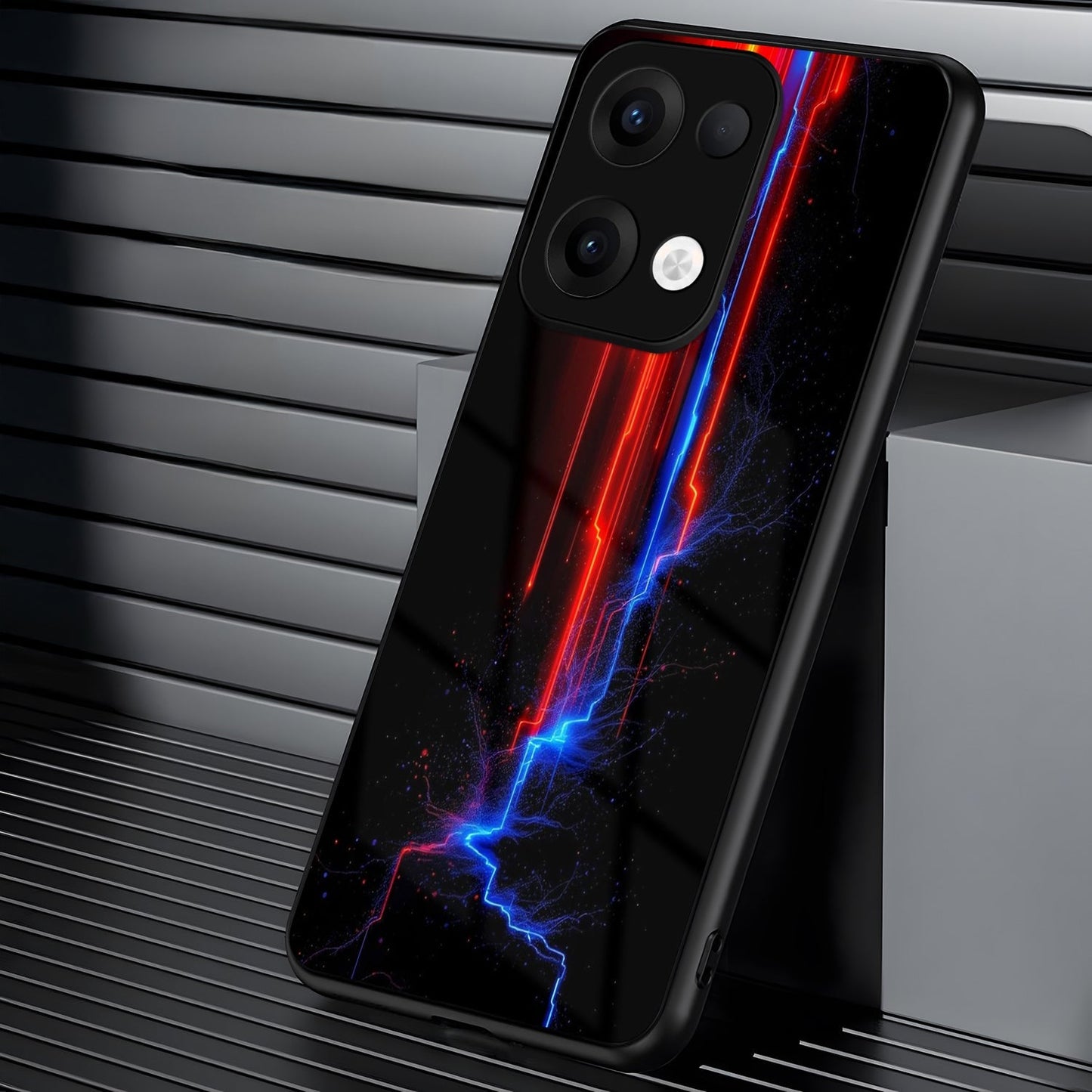 Oppo Reno 13 5G Premium Acrylic Shockproof Glass Back Case (IonFlare)