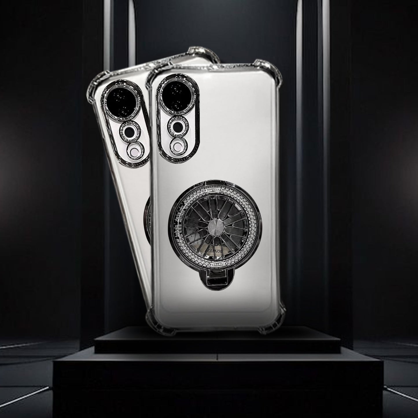 Vivo V40 5G Premium Stress Buster Wheel Rotating Shockproof Airbags Case
