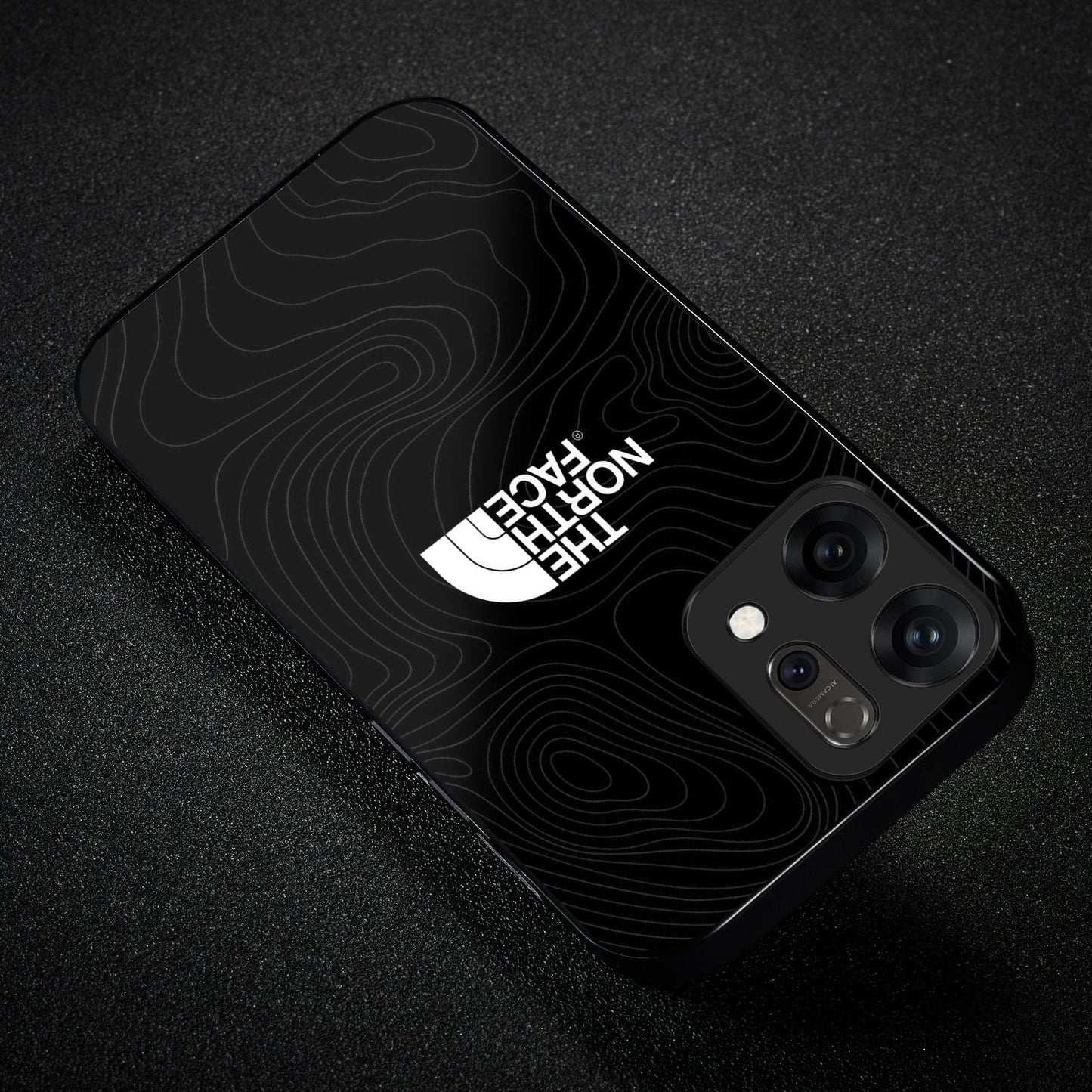 Oppo Reno 14 5G Premium Acrylic Shockproof Glass Back Case (North Face)