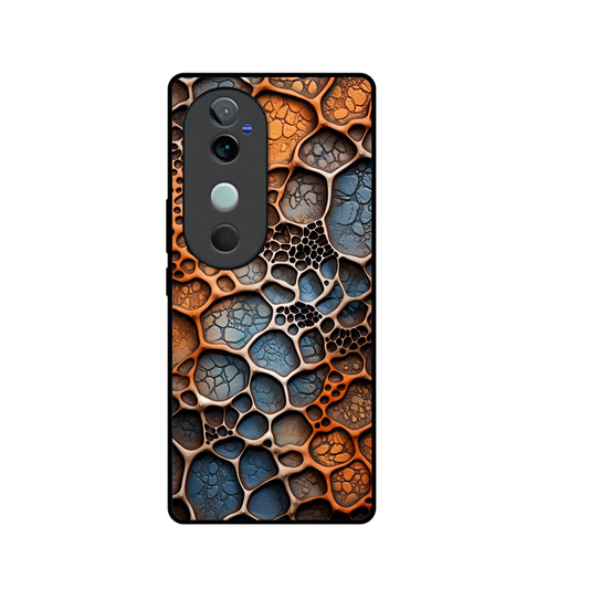 Vivo V40 Pro Luxury UV Printed Anti-Scratch Glass Back Phone Case (Spider)