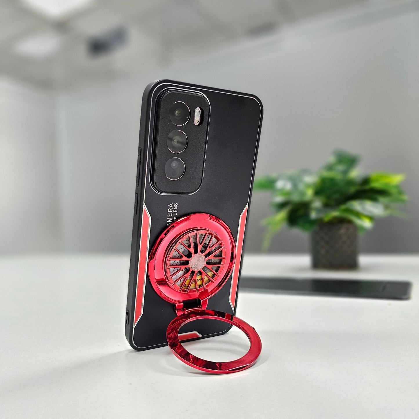 Oppo Reno 12 Pro 5G Best Selling Stress Buster Aluminium Metal Scratch Resistant Back Case