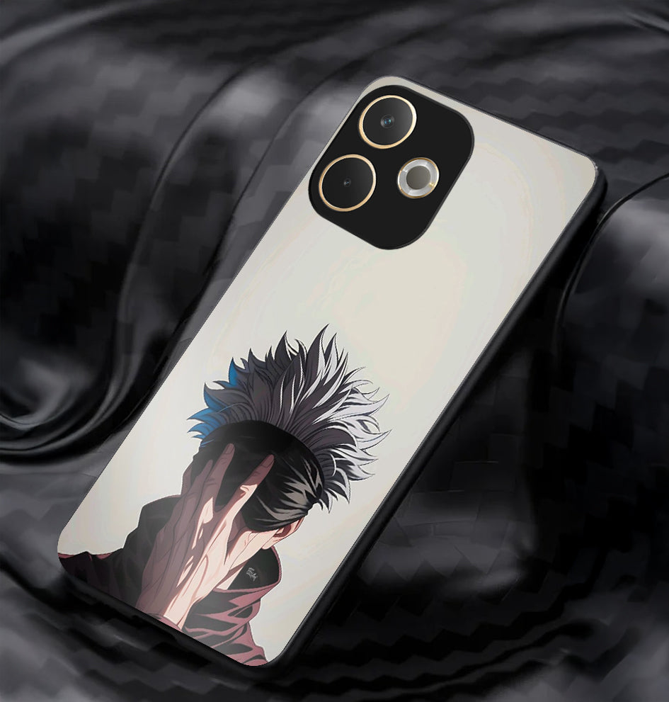 Oppo A5 Pro 5G Premium Acrylic Shockproof Glass Back Case (Satoru Gojo)