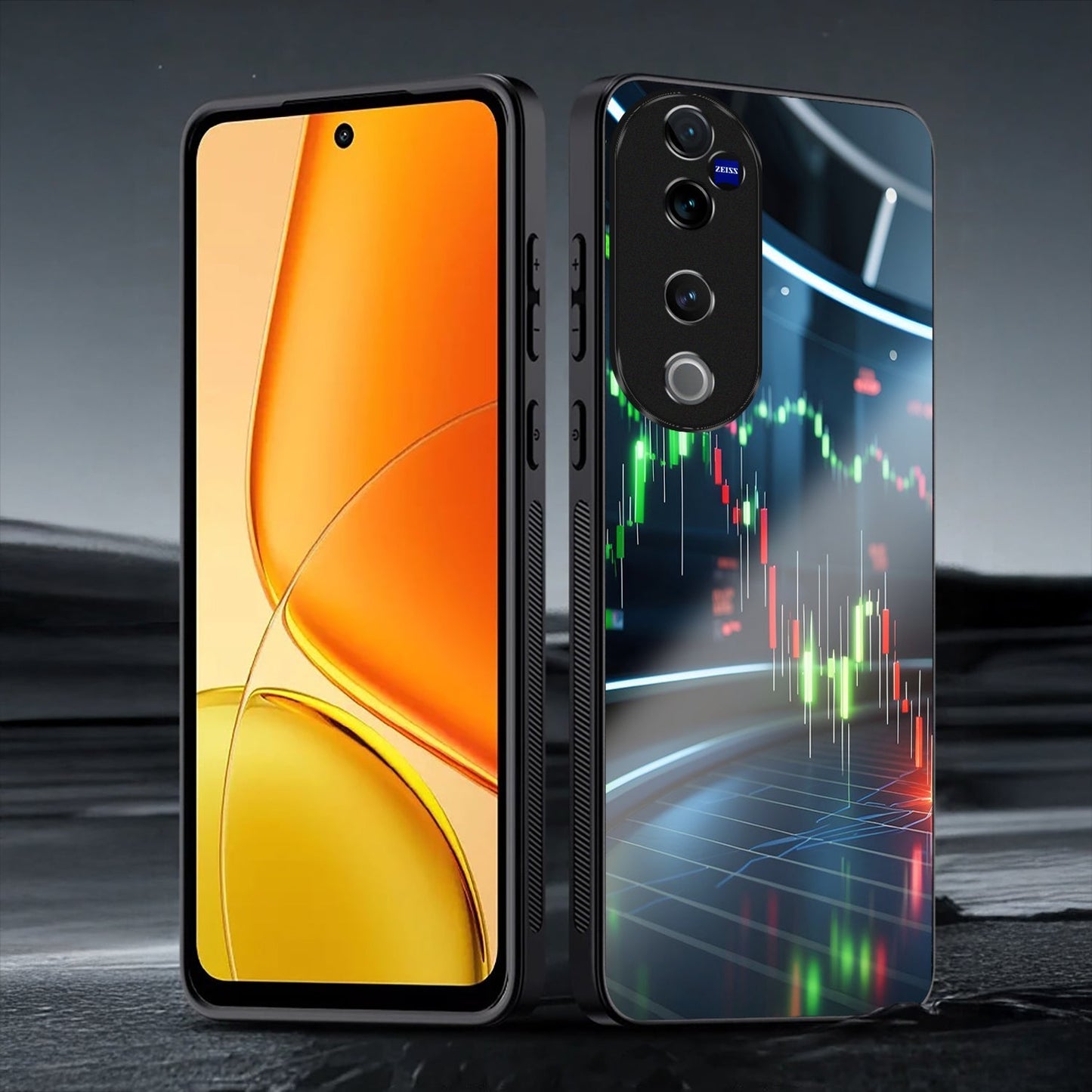 Vivo V40 Pro 5G Premium Acrylic Shockproof Glass Back Case (TradeX)