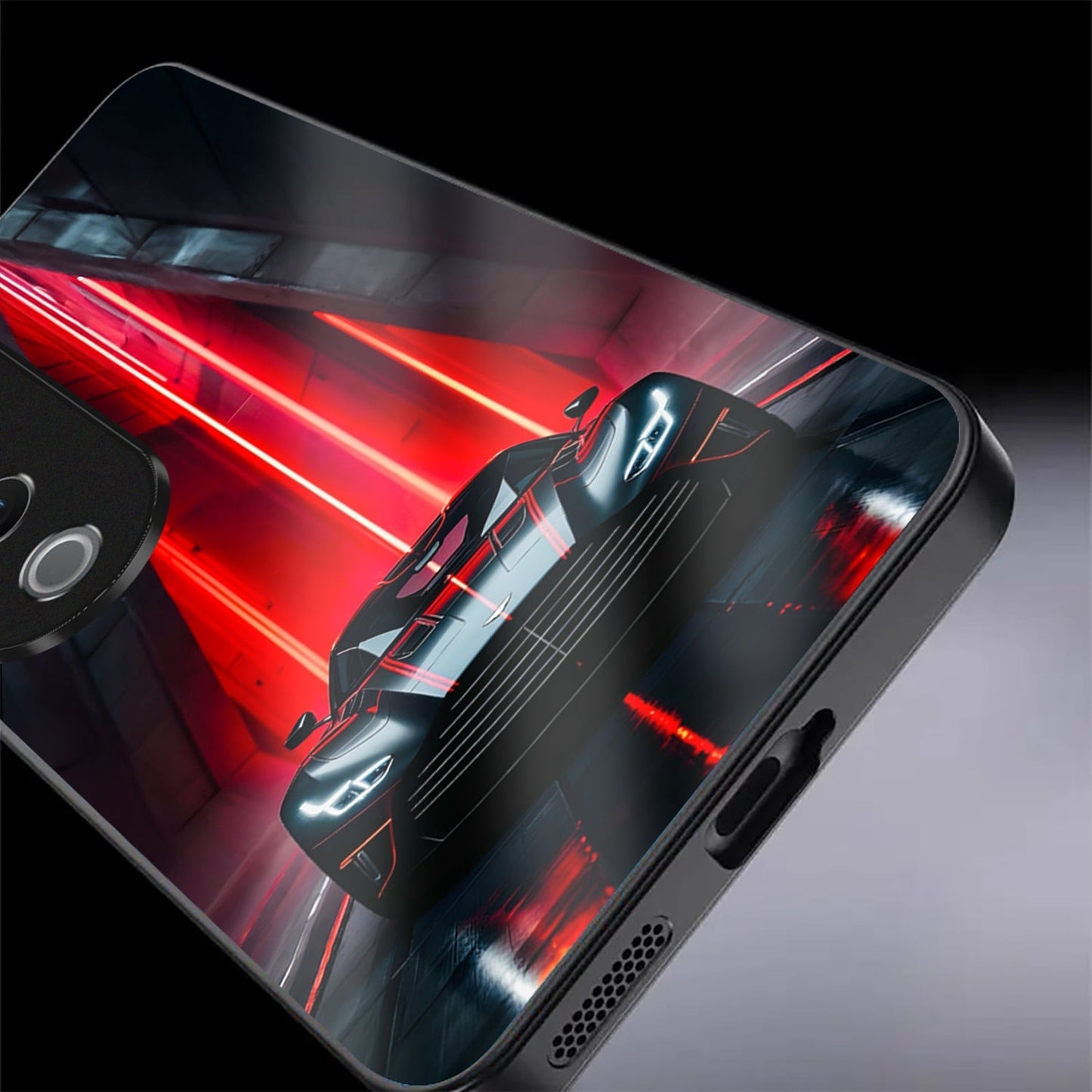 Vivo V40 Pro 5G Premium Acrylic Shockproof Glass Back Case (TurboCore)