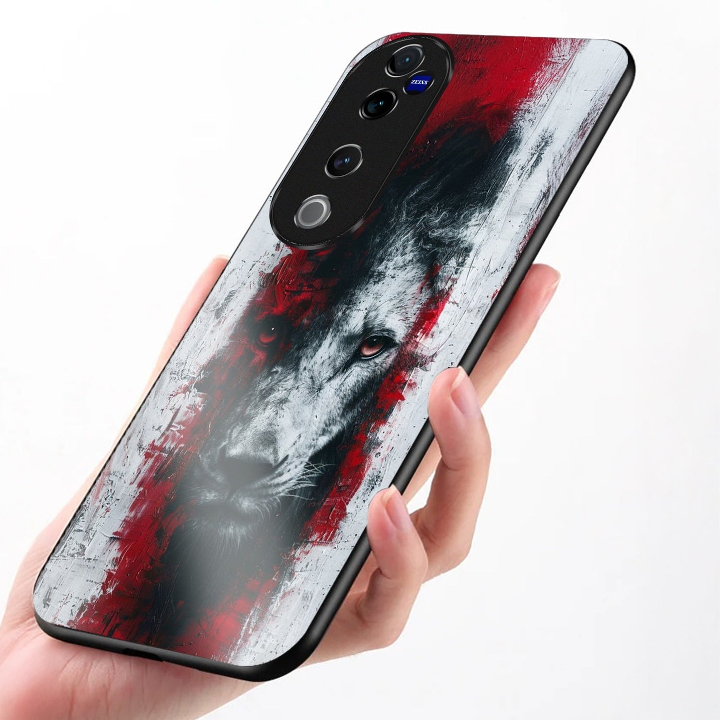 Vivo V40 Pro 5G Premium Acrylic Shockproof Glass Back Case (Alpha Blood)