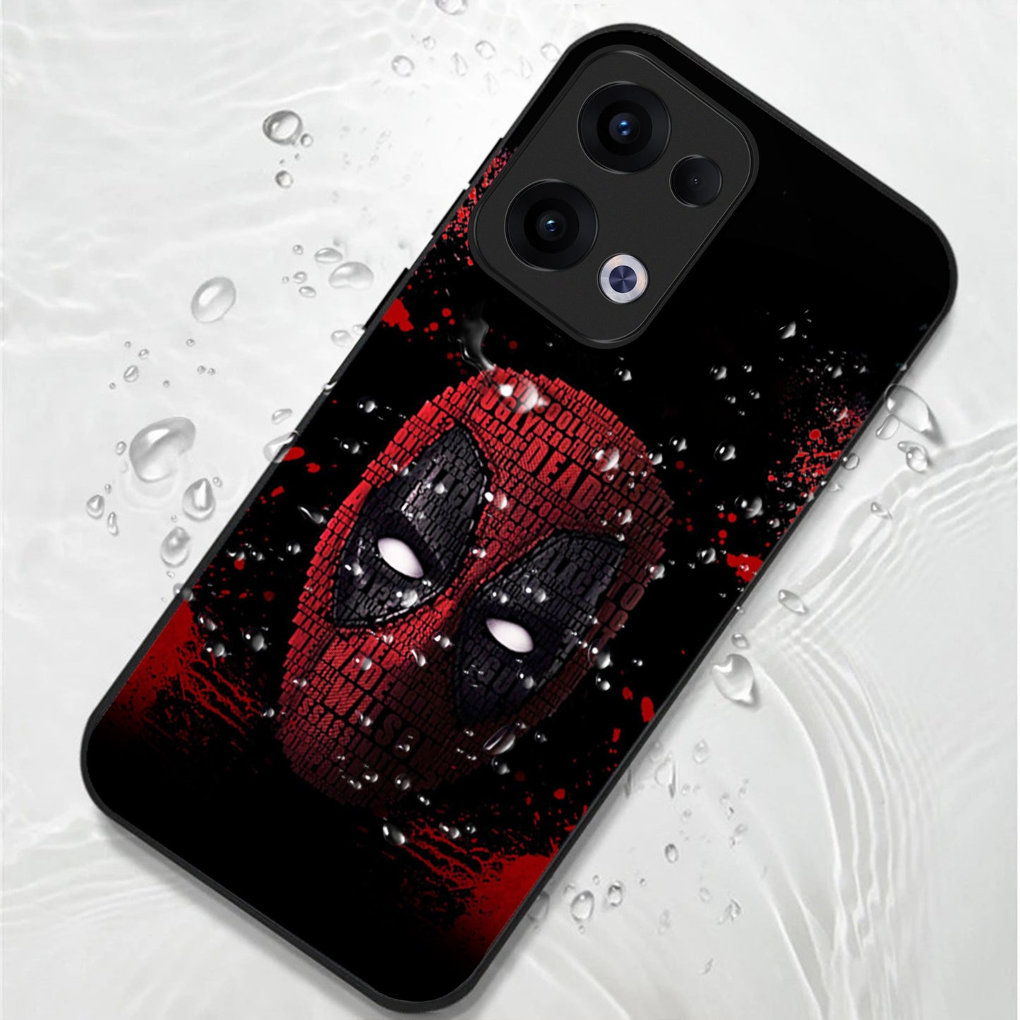 Oppo Reno 13 5G Premium Acrylic Shockproof Glass Back Case (Masked Armor)