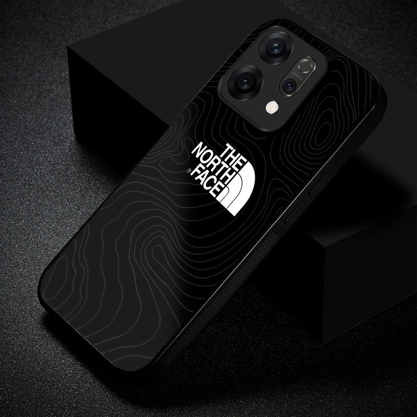 Oppo Reno 14 5G Premium Acrylic Shockproof Glass Back Case (North Face)