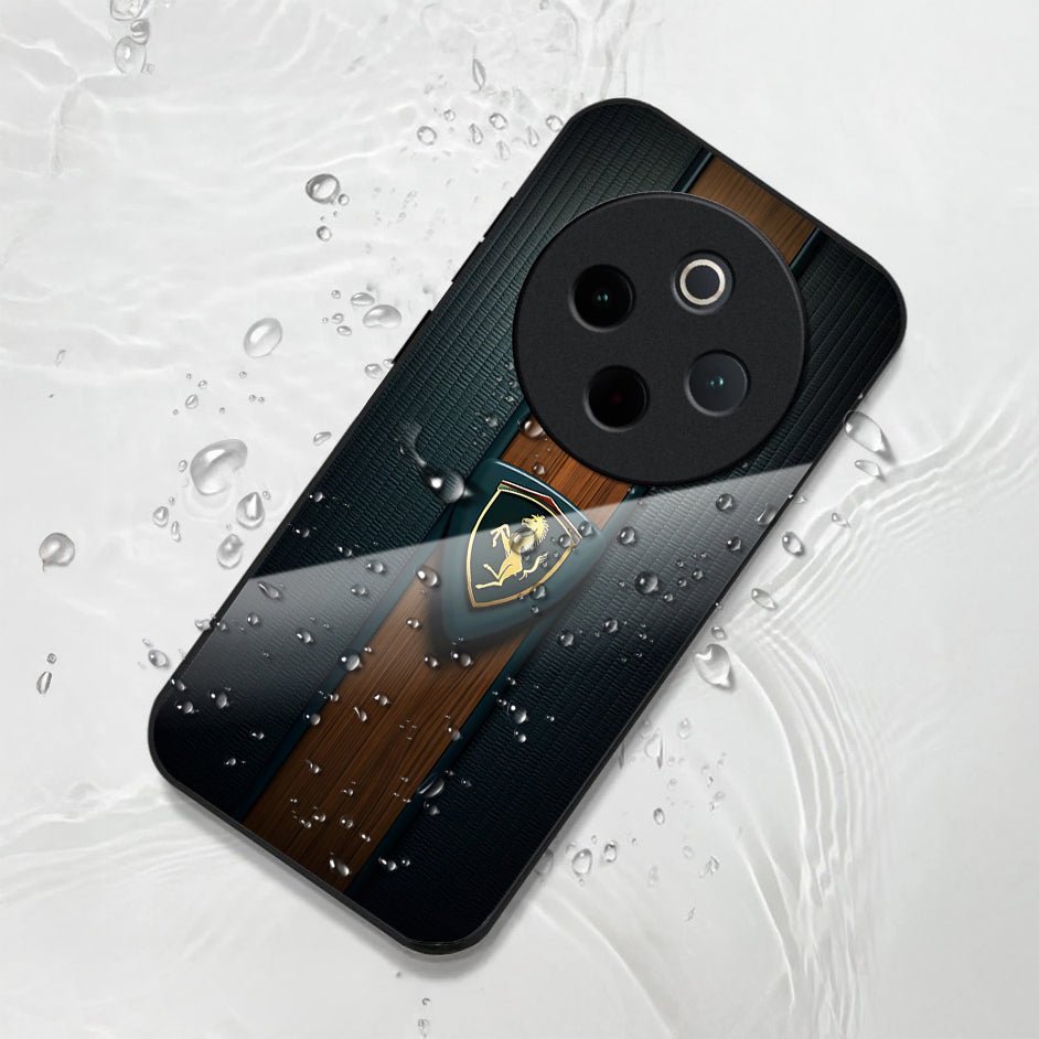 Vivo T4 5G Premium Acrylic Shockproof Glass Back Case (Royal Roadster)