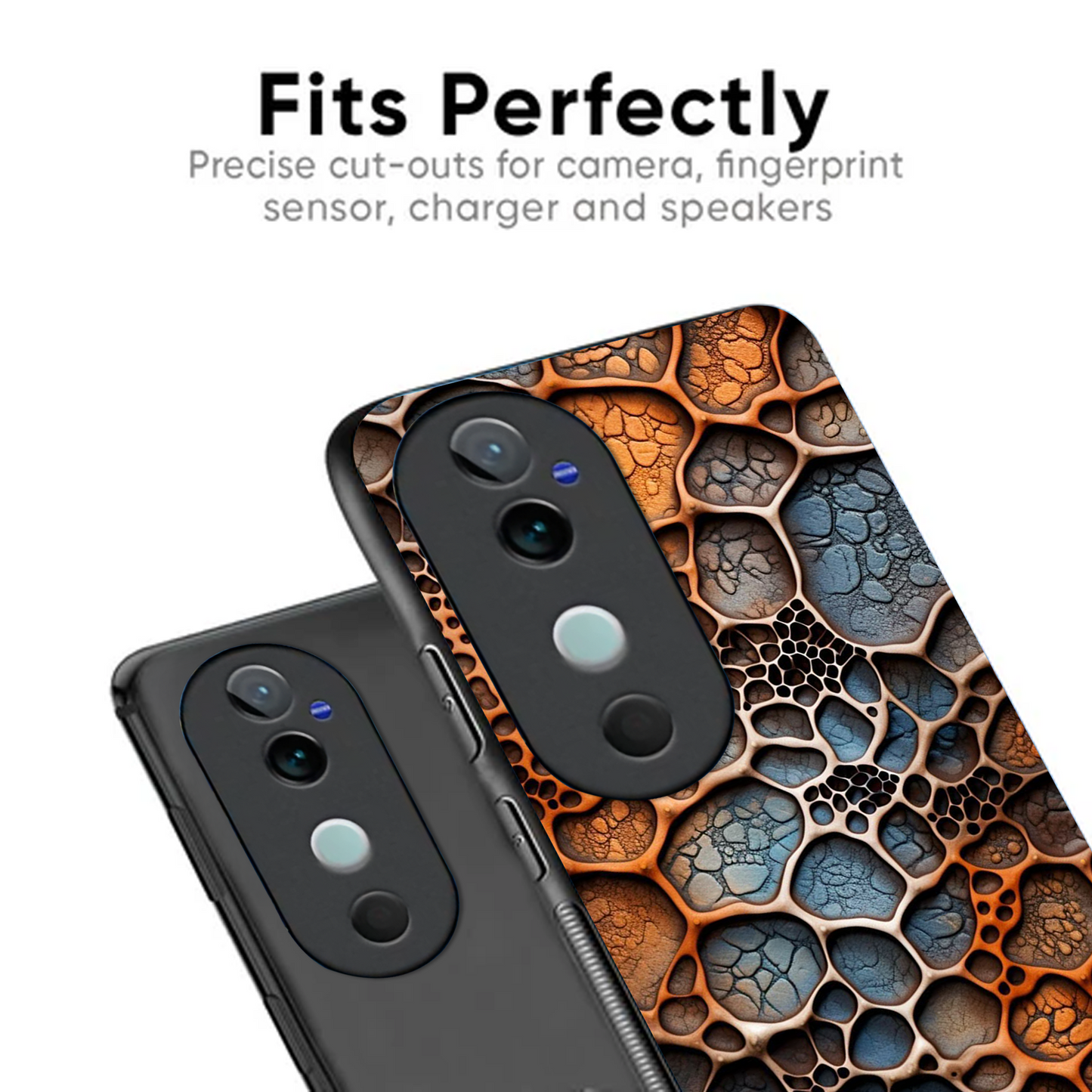 Vivo V40 Pro Luxury UV Printed Anti-Scratch Glass Back Phone Case (Spider)