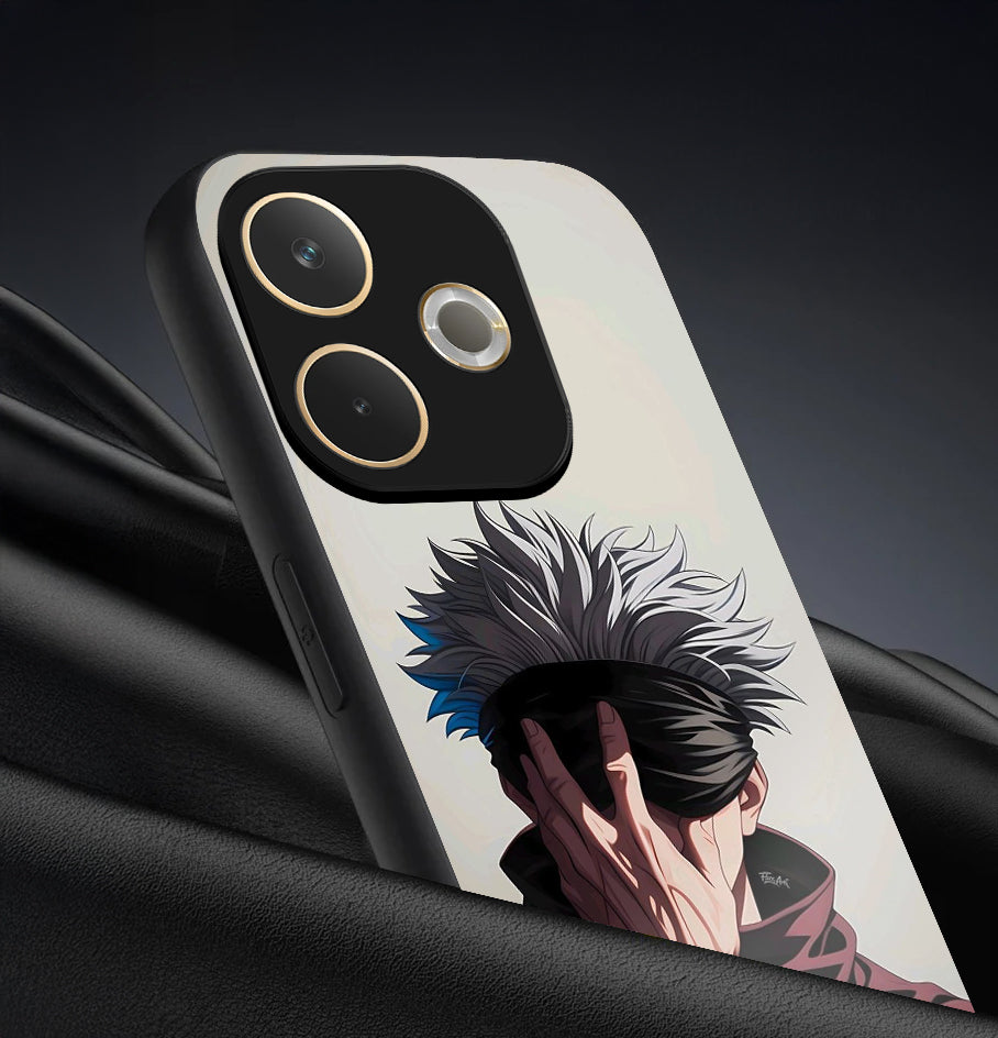 Oppo A5 Pro 5G Premium Acrylic Shockproof Glass Back Case (Satoru Gojo)
