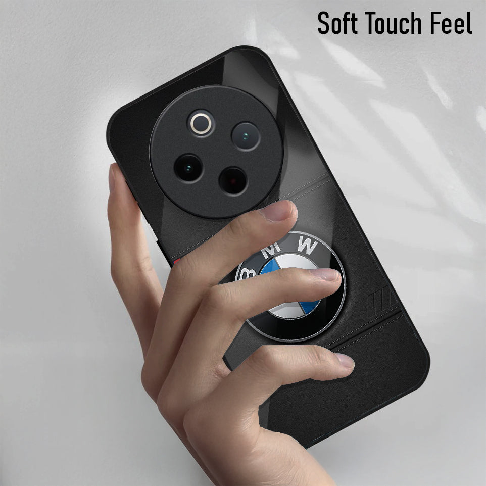 Vivo T4 5G Premium Acrylic Shockproof Glass Back Case (BMW LOGO)