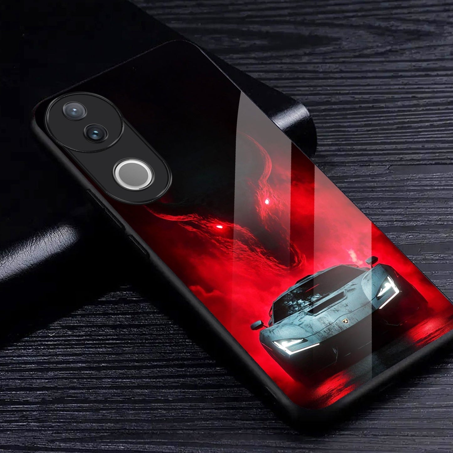 Vivo V50 5G Premium Acrylic Shockproof Glass Back Case (BeastDrive)