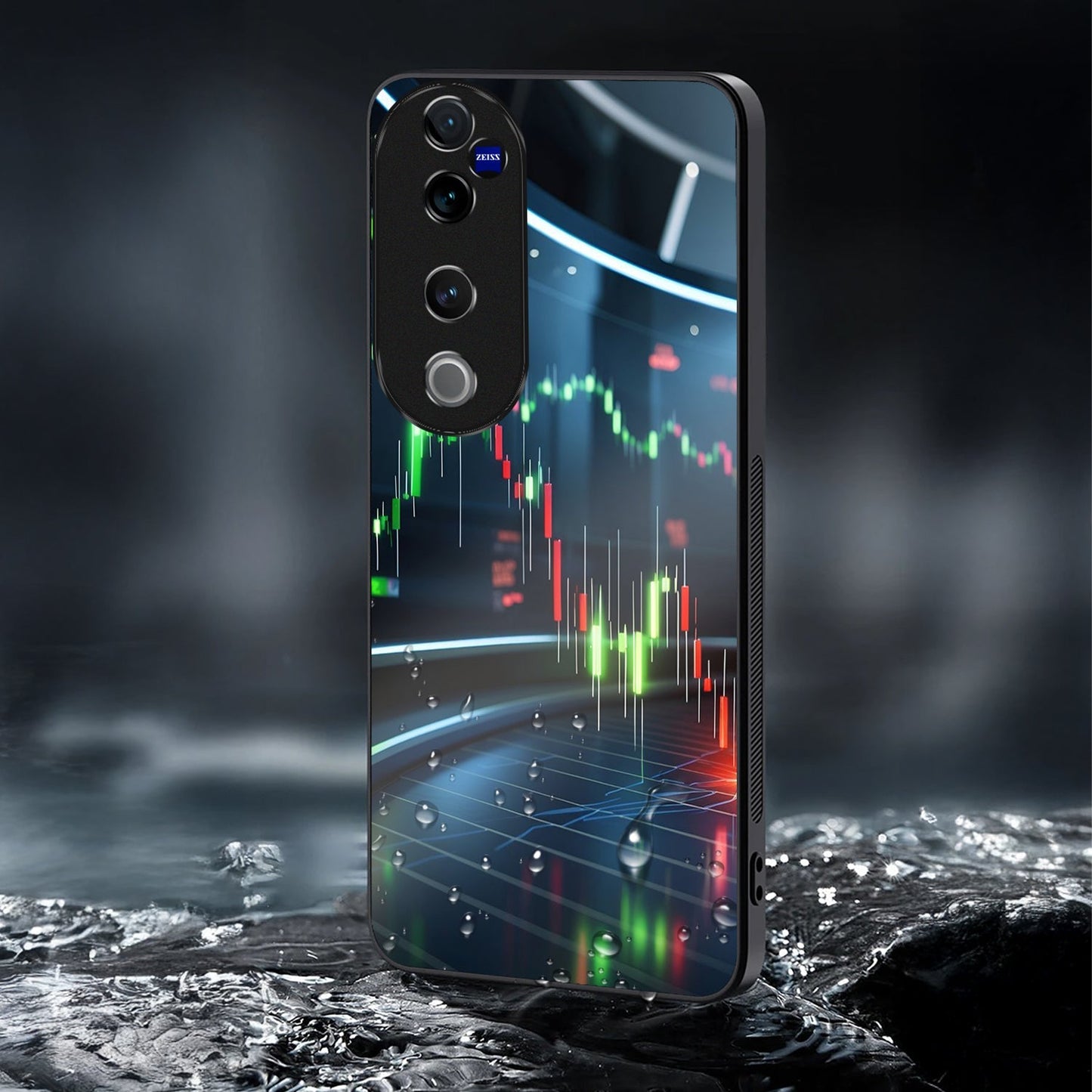 Vivo V40 Pro 5G Premium Acrylic Shockproof Glass Back Case (TradeX)