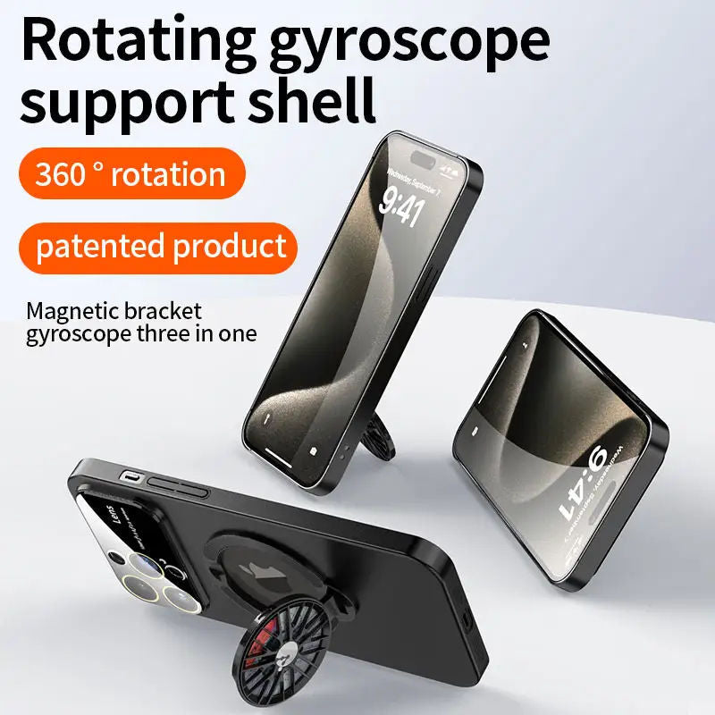 iPhone 14/15 Pro Full Lens Protector Mobile Phone Holder iPhone Case