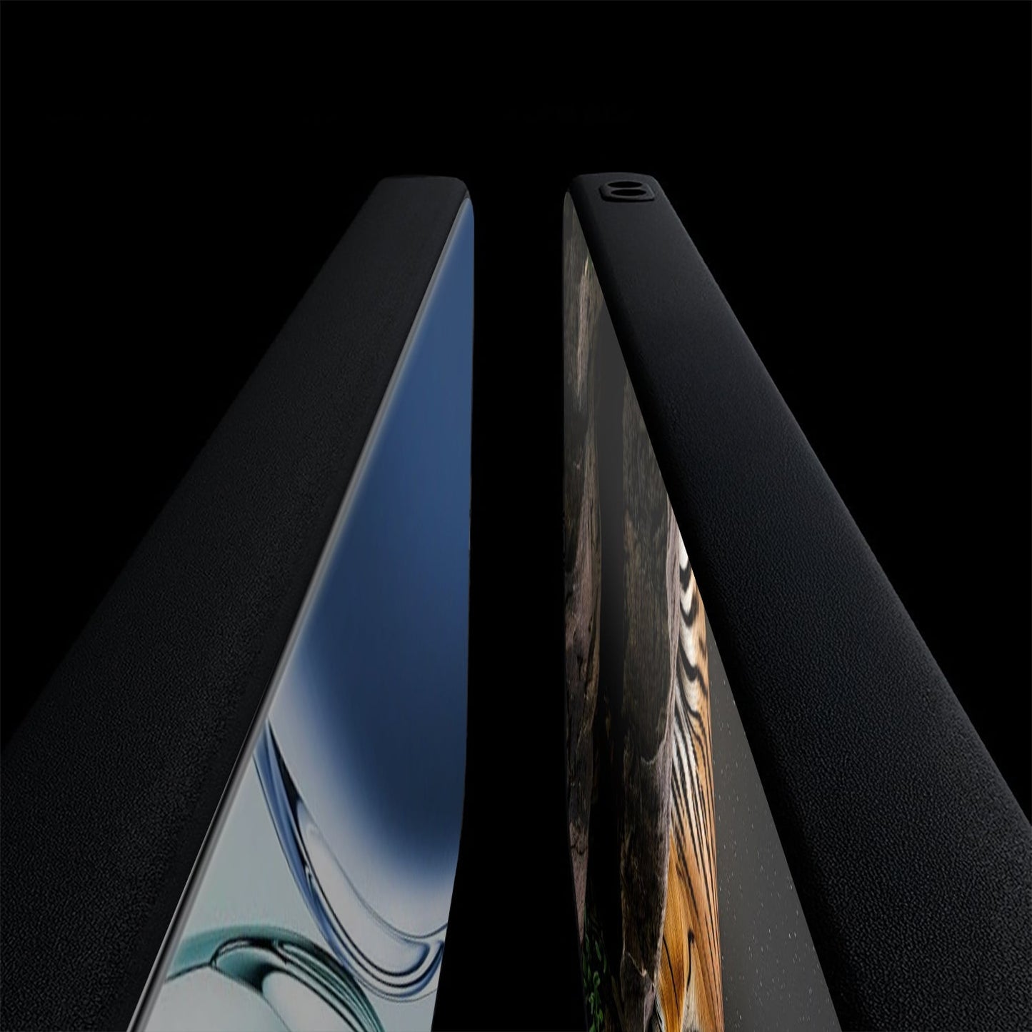 Vivo V40 Pro 5G Premium Acrylic Shockproof Glass Back Case (Silent Tiger)