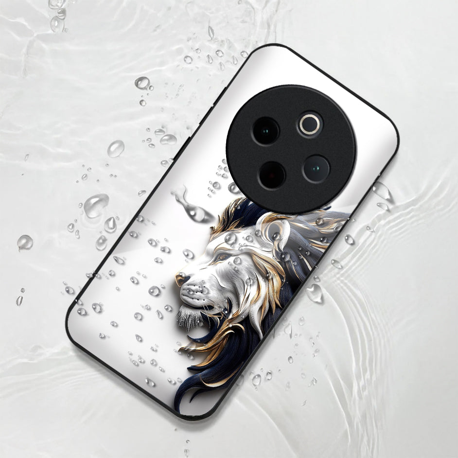 Vivo T4 5G Premium Acrylic Shockproof Glass Back Case (King’s Flow)