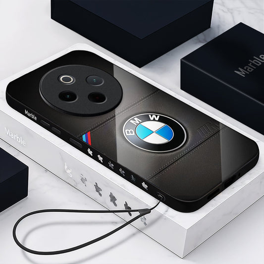 Vivo T4 5G Premium Acrylic Shockproof Glass Back Case (BMW LOGO)