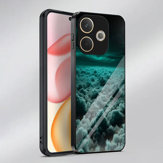 Oppo A5 Pro 5G Premium Acrylic Shockproof Glass Back Case (Mystic Horizon)