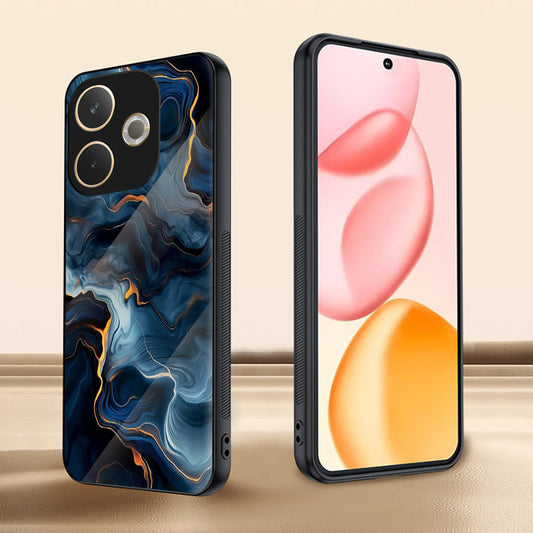 Oppo A5 Pro 5G Premium Acrylic Shockproof Glass Back Case (Molten Glow)