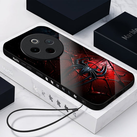 Vivo T4 5G Premium Acrylic Shockproof Glass Back Case (Spider Armor)