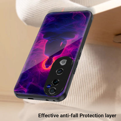 Vivo V40 Pro 5G Premium Acrylic Shockproof Glass Back Case (Zen Aura)