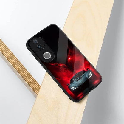 Vivo V50 5G Premium Acrylic Shockproof Glass Back Case (BeastDrive)