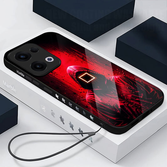 Oppo Reno 13 5G Premium Acrylic Shockproof Glass Back Case (Squid Game)