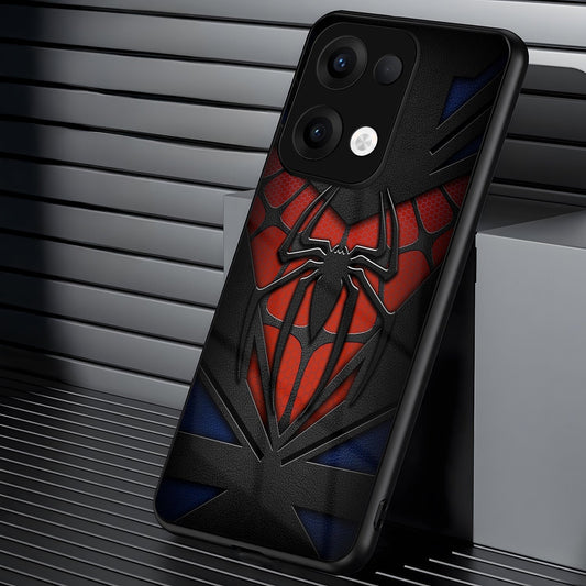 Oppo Reno 13 5G Premium Acrylic Shockproof Glass Back Case (Spider-Man)