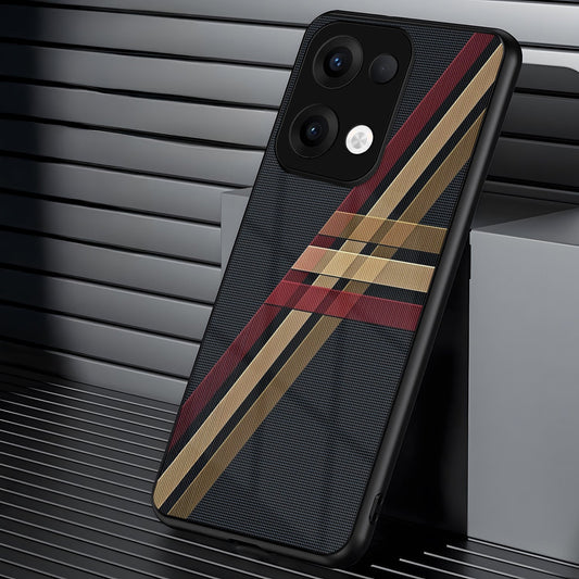 Oppo Reno 13 5G Premium Acrylic Shockproof Glass Back Case (Urban Elegance)