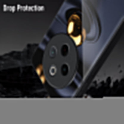 Vivo T4 5G Premium Acrylic Shockproof Glass Back Case (Golden Ripple)