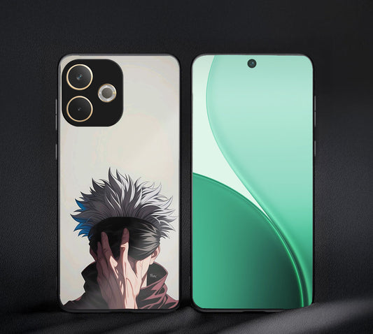 Oppo A5 Pro 5G Premium Acrylic Shockproof Glass Back Case (Satoru Gojo)