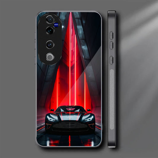 Vivo V40 Pro 5G Premium Acrylic Shockproof Glass Back Case (TurboCore)
