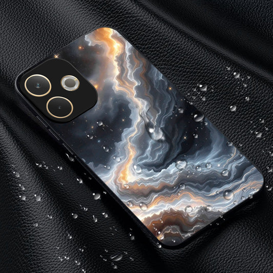 Oppo A5 Pro 5G Premium Acrylic Shockproof Glass Back Case (Solar Arc)