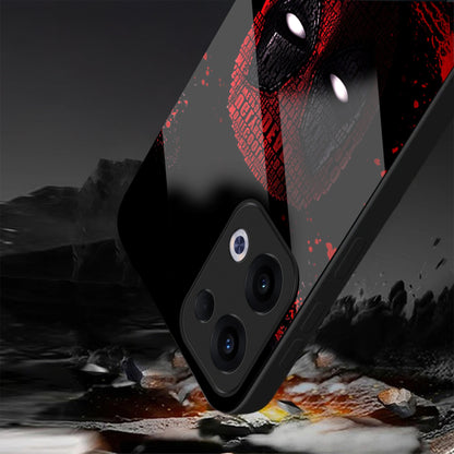 Oppo Reno 13 5G Premium Acrylic Shockproof Glass Back Case (Masked Armor)