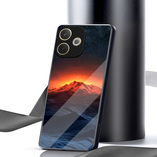Oppo A5 Pro 5G Premium Acrylic Shockproof Glass Back Case (Phoenix Rise)