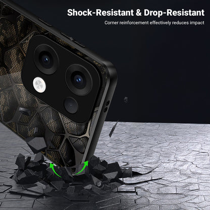 Oppo Reno 13 5G Premium Acrylic Shockproof Glass Back Case (Lucky 13)
