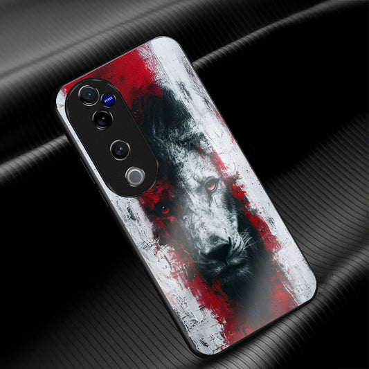 Vivo V40 Pro 5G Premium Acrylic Shockproof Glass Back Case (Alpha Blood)