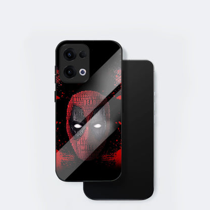 Oppo Reno 13 5G Premium Acrylic Shockproof Glass Back Case (Masked Armor)