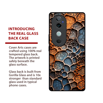 Vivo V40 Pro Luxury UV Printed Anti-Scratch Glass Back Phone Case (Spider)