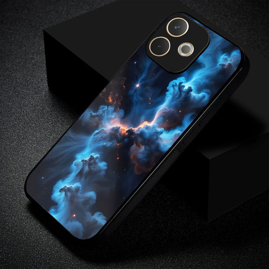 Oppo A5 Pro 5G Premium Acrylic Shockproof Glass Back Case (Supernova Sky)