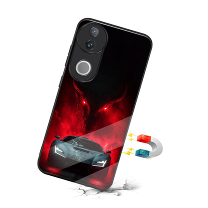Vivo V50 5G Premium Acrylic Shockproof Glass Back Case (BeastDrive)