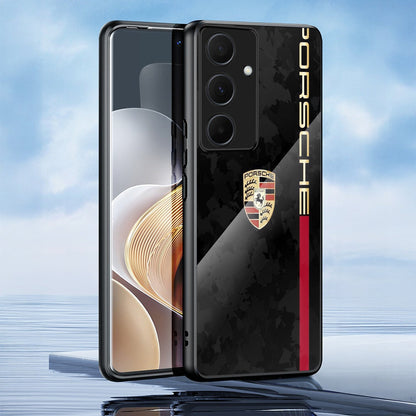 Samsung Galaxy A56 Premium Acrylic Shockproof Glass Back Case (Porsche Elite)