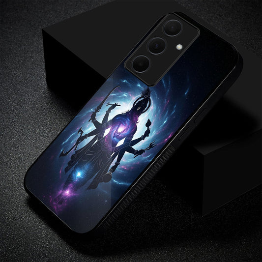 Samsung Galaxy A56 Premium Acrylic Shockproof Glass Back Case (Cosmic Divinity)