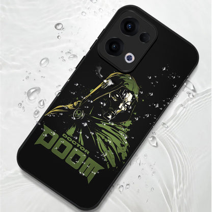 Oppo Reno 13 5G Premium Acrylic Shockproof Glass Back Case (Doctor Doom)