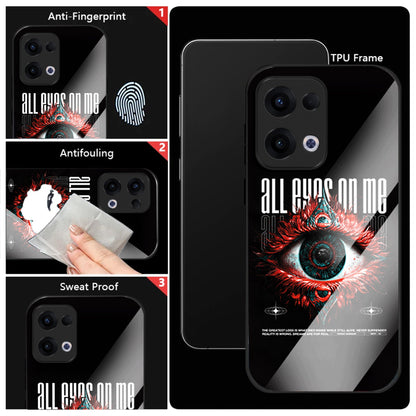 Oppo Reno 13 5G Premium Acrylic Shockproof Glass Back Case (Money Heist)